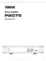 Yamaha P2075 Instrukcja obsługi