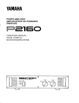 Yamaha P2160 Instrukcja obsługi