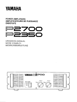 Yamaha P2350 Instrukcja obsługi