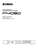 Yamaha P4050 Instrukcja obsługi