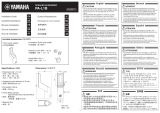 Yamaha PA-L1B Instrukcja instalacji