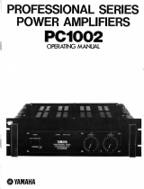 Yamaha PC1002 Instrukcja obsługi