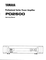 Yamaha PD2500 Instrukcja obsługi