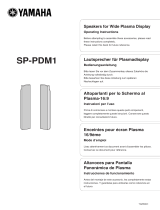 Yamaha SP-PDM1 Instrukcja obsługi