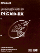 Yamaha PLG100-DX Instrukcja obsługi
