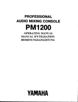 Yamaha PM1200 Instrukcja obsługi