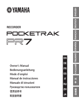 Yamaha POCKETRAK Instrukcja obsługi