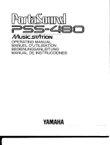 Yamaha PortaSound PSS-480 Instrukcja obsługi