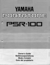 Yamaha Portatone PSR-100 Instrukcja obsługi