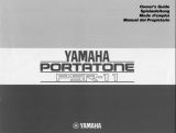 Yamaha PortaTone PSR-11 Instrukcja obsługi