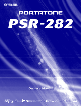 Yamaha Portatone PSR-282 Instrukcja obsługi
