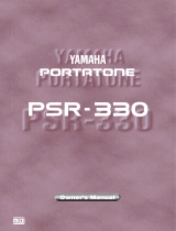 Yamaha PortaTone PSR-330 Instrukcja obsługi
