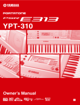 Yamaha Portatone PSR-E313 Instrukcja obsługi