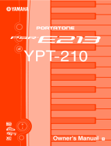 Yamaha PSR-E213- YPT-210 Instrukcja obsługi