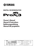 Yamaha ProR3 Instrukcja obsługi