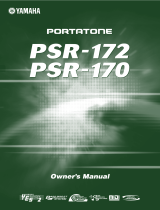Yamaha PSR-170 Instrukcja obsługi