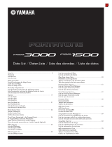 Yamaha PSR-3500 Karta katalogowa