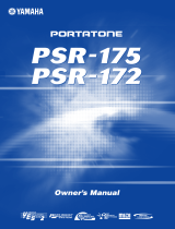 Yamaha PSR - 172 Instrukcja obsługi