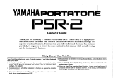 Yamaha PSR-2 Instrukcja obsługi