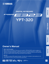 Yamaha YPT-320 Instrukcja obsługi