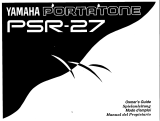 Yamaha PSR-27 Instrukcja obsługi