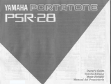 Yamaha PSR-28 Instrukcja obsługi