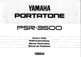 Yamaha Portatone PSR-3500 Instrukcja obsługi