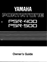 Yamaha SA500 Instrukcja obsługi
