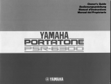Yamaha PSR-6300 Instrukcja obsługi