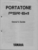 Yamaha PSR-64 Instrukcja obsługi