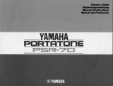 Yamaha PSR-70 Instrukcja obsługi