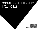 Yamaha Portatone PSR-8 Instrukcja obsługi