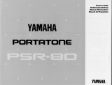 Yamaha Portatone PSR-80 Instrukcja obsługi