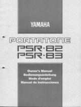 Yamaha PSR-83 Instrukcja obsługi