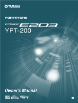 Yamaha PSR-E203 Instrukcja obsługi