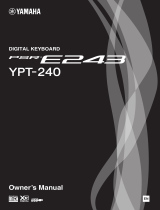Yamaha PSR-E243 - YPT240 Instrukcja obsługi
