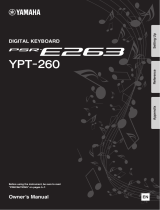 Yamaha PSR-E263 Instrukcja obsługi