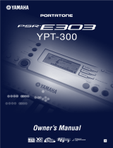 Yamaha PORTATONE PSR-E303 Instrukcja obsługi