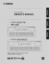 Yamaha PSR-E373 Instrukcja obsługi