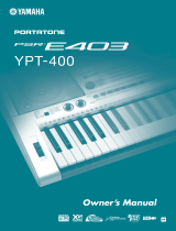 Yamaha PORTATONE PSR-E403 Instrukcja obsługi