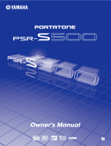 Yamaha PSR-S500 Instrukcja obsługi