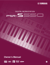 Yamaha PSR-S550 Instrukcja obsługi