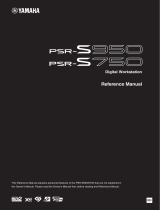 Yamaha PSR-S950 Instrukcja obsługi