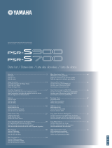 Yamaha PSR-S900 Karta katalogowa