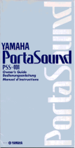 Yamaha PSS-401 Instrukcja obsługi