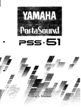 Yamaha PSS-51 Instrukcja obsługi