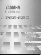 Yamaha PSS-590 Instrukcja obsługi