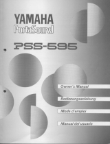 Yamaha PSS-595 Instrukcja obsługi