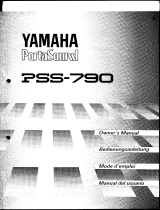 Yamaha PSS-790 Instrukcja obsługi