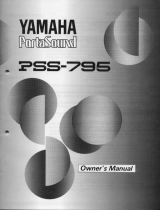 Yamaha PSS-795 Instrukcja obsługi